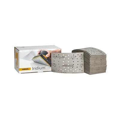 Mirka Abrasif - 81x133mm - Prise 54T - Grain 320 - 100 unités - Abrasif - Publicité Mirka Abrasif - 81x133mm - Prise 54T - Grain 320 - 100 unités - Abrasif - Publicité