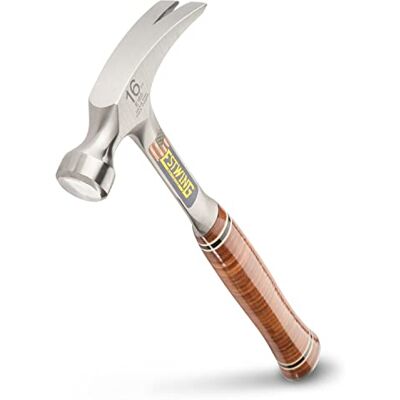 Estwing E16s Marteau à panne fendue droit Manche en cuir 465 g (Import Grande Bretagne) - Publicité Estwing E16s Marteau à panne fendue droit Manche en cuir 465 g (Import Grande Bretagne) - Publicité