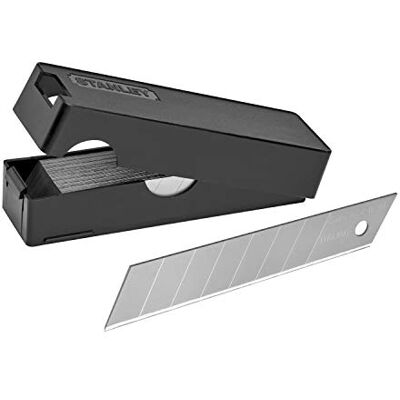 Stanley - 50 lames de cutters 18mm - Publicité Stanley - 50 lames de cutters 18mm - Publicité