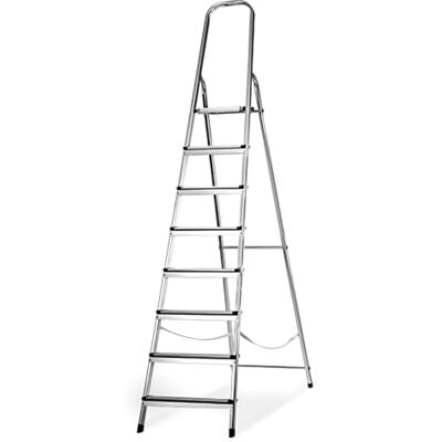 Amig Échelle Pliable 8 marches de 8 cm de Largeur Escabeau Antidérapant avec Poignée Légère, Stable et Résistante Parfaite pour Les Tâches Domestiques et l'Usage Professionnel - Publicité Amig Échelle Pliable 8 marches de 8 cm de Largeur Escabeau Antidérapant avec Poignée Légère, Stable et Résistante Parfaite pour Les Tâches Domestiques et l'Usage Professionnel - Publicité