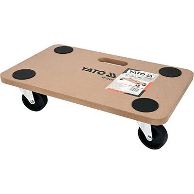 Yato Planche à roulettes pour Meubles en Bois Plat Charge maximale : 200 kg Modèle : 50 x 30 mm 200 kg Noir - Publicité Yato Planche à roulettes pour Meubles en Bois Plat Charge maximale : 200 kg Modèle : 50 x 30 mm 200 kg Noir - Publicité