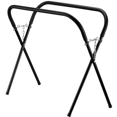 WilTec Chevalet Noir Support Pare-Brise Pliable Acier 50kg Max. Hauteur réglable Tréteau de Travail Carrosserie avec Chaînes de Verrouillage Réglage Outil Mécanicien Automobile - Publicité WilTec Chevalet Noir Support Pare-Brise Pliable Acier 50kg Max. Hauteur réglable Tréteau de Travail Carrosserie avec Chaînes de Verrouillage Réglage Outil Mécanicien Automobile - Publicité