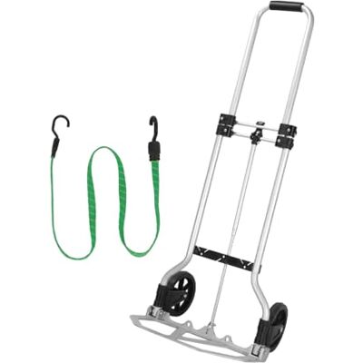 Amig Diable Pliable en Aluminium Capacité 45 kg Compact et léger Roues Ø14 cm Transport et déménagement Mod. 50 - Publicité Amig Diable Pliable en Aluminium Capacité 45 kg Compact et léger Roues Ø14 cm Transport et déménagement Mod. 50 - Publicité