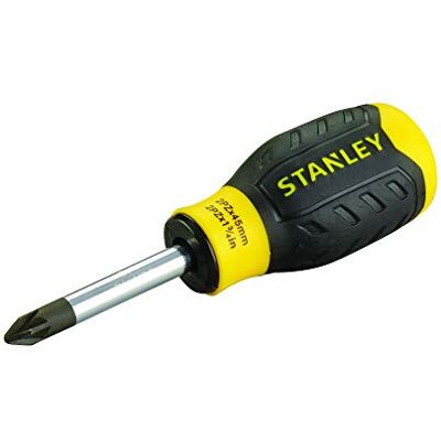 Stanley 1 – 64 – 956 – Tournevis poignée renforcée Pozidriv 2 pt x 45 mm - Publicité Stanley 1 – 64 – 956 – Tournevis poignée renforcée Pozidriv 2 pt x 45 mm - Publicité