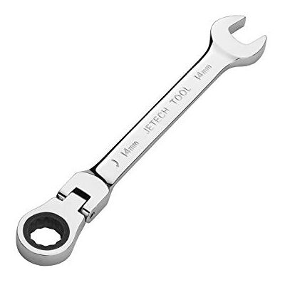 Jetech - 14 mm - Tête Flexible - 12-Pt - Clé à cliquet - Publicité Jetech - 14 mm - Tête Flexible - 12-Pt - Clé à cliquet - Publicité