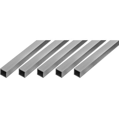 Alberts GAH- 497842 472801 Lot de 5 tubes carrés en aluminium naturel 1000 x 15 x 15 mm - Publicité Alberts GAH- 497842 472801 Lot de 5 tubes carrés en aluminium naturel 1000 x 15 x 15 mm - Publicité