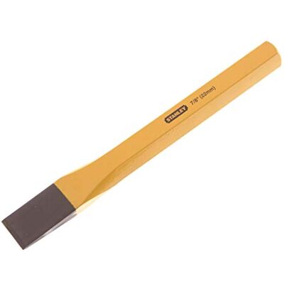 Stanley Burin A Froid Taille : 22 mm X 200 mm - Publicité Stanley Burin A Froid Taille : 22 mm X 200 mm - Publicité