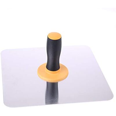 Saddgo Plâtre pour plâtrier en aluminium de 300 x 300 mm avec poignée pour mortier et support de planche de mortier portable, outil de plâtrage en caoutchouc flotteur - Publicité Saddgo Plâtre pour plâtrier en aluminium de 300 x 300 mm avec poignée pour mortier et support de planche de mortier portable, outil de plâtrage en caoutchouc flotteur - Publicité