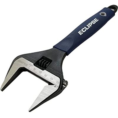 Eclipse Tools Clé à molette réglable - Mâchoire large - Plomberie & Auto - Publicité Eclipse Tools Clé à molette réglable - Mâchoire large - Plomberie & Auto - Publicité
