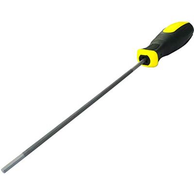 AERZETIX C45958 Lime pour Affûter la Chaîne Tronçonneuse ∅4.5mm Ronde d'Acier Longueur 155mm Accessoire d'Affûtage pour Bûcheron/Menuisier/Charpentier Poignée Bi-Matière Gouge/Aiguiseur - Publicité AERZETIX C45958 Lime pour Affûter la Chaîne Tronçonneuse ∅4.5mm Ronde d'Acier Longueur 155mm Accessoire d'Affûtage pour Bûcheron/Menuisier/Charpentier Poignée Bi-Matière Gouge/Aiguiseur - Publicité