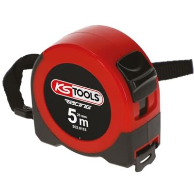 KS TOOLS 302.0115 Mètre ruban Mètre ruban 5 m Boîtier en tri-matière Graduation millimétrique des deux côtés sur le haut et le bas 5x25 mm - Publicité KS TOOLS 302.0115 Mètre ruban Mètre ruban 5 m Boîtier en tri-matière Graduation millimétrique des deux côtés sur le haut et le bas 5x25 mm - Publicité