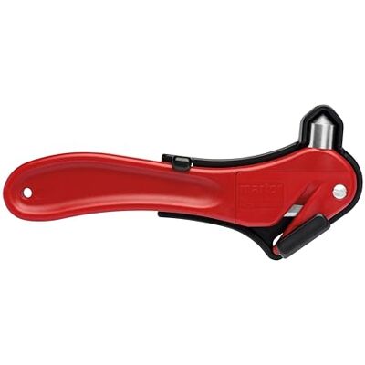 MARTOR SECUMAX SALVEX SOS Cutter de Sécurité, Marteau d'Urgence Brise verre de sécurité, coupe ceinture, support & œillet, auto & secours, outil 4-en-1. No. 538.02 - Publicité MARTOR SECUMAX SALVEX SOS Cutter de Sécurité, Marteau d'Urgence Brise verre de sécurité, coupe ceinture, support & œillet, auto & secours, outil 4-en-1. No. 538.02 - Publicité
