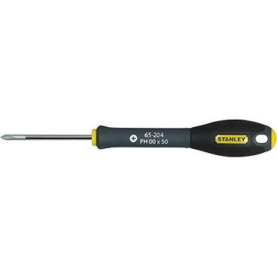 Stanley 1-65-204 Tournevis Phillips Ph00X50Mm Gamme FATMAX Fabriqués En France Lame En Acier Sablage De L'Empreinte Poignée Soft Grip Liaison Quasi Incassable Finition Anticorrosion - Publicité Stanley 1-65-204 Tournevis Phillips Ph00X50Mm Gamme FATMAX Fabriqués En France Lame En Acier Sablage De L'Empreinte Poignée Soft Grip Liaison Quasi Incassable Finition Anticorrosion - Publicité