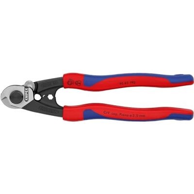 KNIPEX Coupe-câbles forgé 190mm - Poignées multi-composants - Publicité KNIPEX Coupe-câbles forgé 190mm - Poignées multi-composants - Publicité