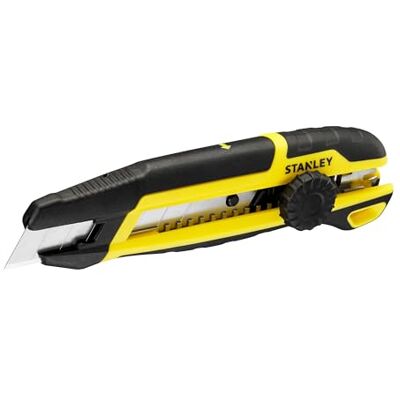 Stanley Cutter 18 mm Quick Snap Bi-Matière – Molette Crantée, STHT10500-0 - Publicité Stanley Cutter 18 mm Quick Snap Bi-Matière – Molette Crantée, STHT10500-0 - Publicité