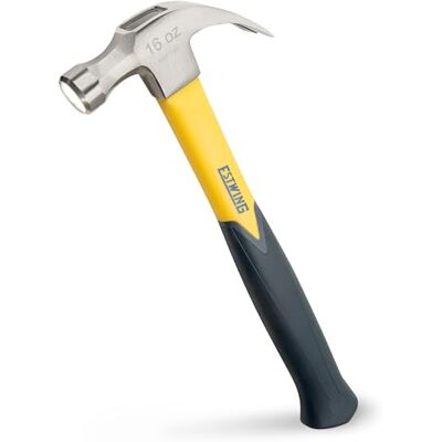 Estwing Sure Strike MRF16C Marteau à panne fendue incurvée avec face lisse et manche en fibre de verre 453,6 g - Publicité Estwing Sure Strike MRF16C Marteau à panne fendue incurvée avec face lisse et manche en fibre de verre 453,6 g - Publicité