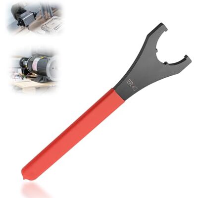 KUIDAMOS ER40 UM clé à molette clé de mandrin, ouverture 58mm, clé de mandrin à pince rouge pour outils de support de mandrin de fraisage CNC de tour - Publicité KUIDAMOS ER40 UM clé à molette clé de mandrin, ouverture 58mm, clé de mandrin à pince rouge pour outils de support de mandrin de fraisage CNC de tour - Publicité