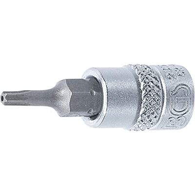 BGS 2357 Douille à embouts 6,3 mm (1/4") profil T (pour Torx) avec perçage T10 - Publicité BGS 2357 Douille à embouts 6,3 mm (1/4") profil T (pour Torx) avec perçage T10 - Publicité