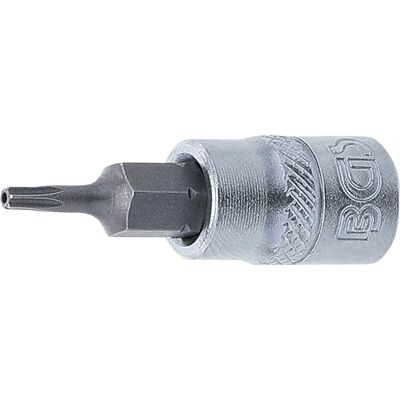 BGS 2356 Douille à embouts 6,3 mm (1/4") profil T (pour Torx) avec perçage T8 - Publicité BGS 2356 Douille à embouts 6,3 mm (1/4") profil T (pour Torx) avec perçage T8 - Publicité