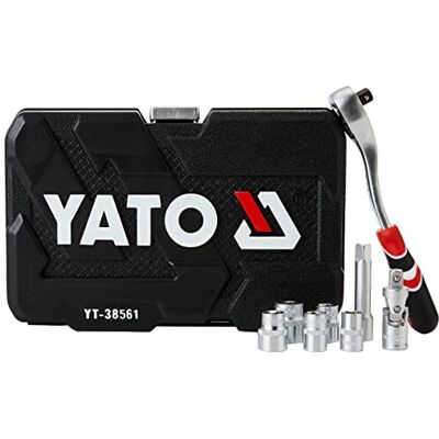 YATO - YT-38561 - cliquet 72 dents - douilles Cr-V - jeu clés à douilles - Publicité YATO - YT-38561 - cliquet 72 dents - douilles Cr-V - jeu clés à douilles - Publicité