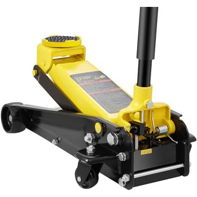 VEVOR Cric Rouleur 3 tonnes, Cric de Plancher Hydraulique à Profil Bas Hauteur de Levage 130-500 mm, en Acier Robuste, avec Pompe de Levage Rapide à Piston Unique, pour Lever Camion SUV Atelier - Publicité VEVOR Cric Rouleur 3 tonnes, Cric de Plancher Hydraulique à Profil Bas Hauteur de Levage 130-500 mm, en Acier Robuste, avec Pompe de Levage Rapide à Piston Unique, pour Lever Camion SUV Atelier - Publicité