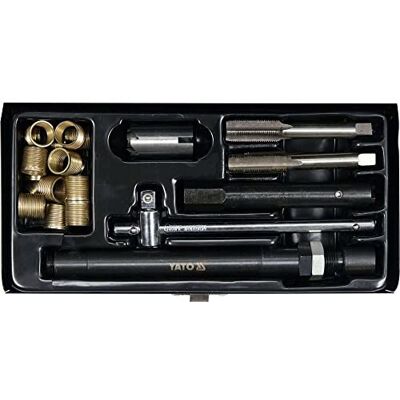 Yato Kit de réparation de filetage bougie YT-17581 10, 15mm - Publicité Yato Kit de réparation de filetage bougie YT-17581 10, 15mm - Publicité
