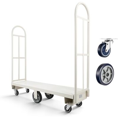 VEVOR Chariot à Plateforme en U Charge 907 kg Chariot à Plateau Étroit 152,5x41 cm pour Manutention, Transport Matériaux Longs Volumineux Usine, Entrepôt, Atelier, avec 6 Roues, 2 Poignées Amovibles - Publicité VEVOR Chariot à Plateforme en U Charge 907 kg Chariot à Plateau Étroit 152,5x41 cm pour Manutention, Transport Matériaux Longs Volumineux Usine, Entrepôt, Atelier, avec 6 Roues, 2 Poignées Amovibles - Publicité