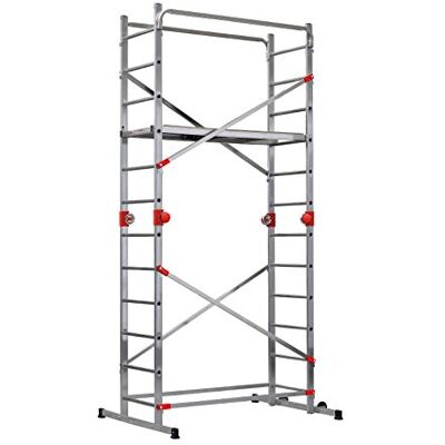 Échafaudage multifonction Hailo Fast & Lock Combi 5 - Échafaudage - Publicité Échafaudage multifonction Hailo Fast & Lock Combi 5 - Échafaudage - Publicité