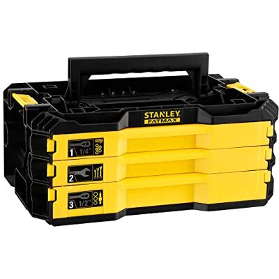 Stanley BOITE 3 TIROIRS OUTILLÉE PRO-STACK – 126 PCS FMMT98107-1 - Publicité Stanley BOITE 3 TIROIRS OUTILLÉE PRO-STACK – 126 PCS FMMT98107-1 - Publicité