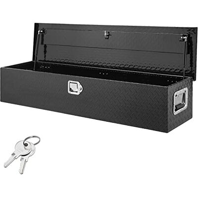 VEVOR Boîte à Outils pour Camion en Aluminium 121,9x38,1x38,1 cm Coffre de Benne de Pick-up Verrouillable avec Clés et Poignées Latérales pour Rangement de Benne de Voiture Camping-car Remorque Noir - Publicité VEVOR Boîte à Outils pour Camion en Aluminium 121,9x38,1x38,1 cm Coffre de Benne de Pick-up Verrouillable avec Clés et Poignées Latérales pour Rangement de Benne de Voiture Camping-car Remorque Noir - Publicité