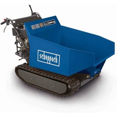 Scheppach Dumper Benne motorisée Thermique sur chenilles DP5000 5,5 CV - Publicité Scheppach Dumper Benne motorisée Thermique sur chenilles DP5000 5,5 CV - Publicité