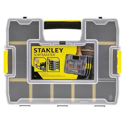 Stanley 1-97-483 Organiseur À Intercalaires mobile Sort master Couvercle Alvéolé et Transparent pour Voir Le Contenu Compact Léger Spacieux Dimensions : 37,5 x 6,7 x 29,2 cm Noir/Jaune - Publicité Stanley 1-97-483 Organiseur À Intercalaires mobile Sort master Couvercle Alvéolé et Transparent pour Voir Le Contenu Compact Léger Spacieux Dimensions : 37,5 x 6,7 x 29,2 cm Noir/Jaune - Publicité