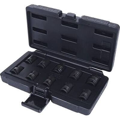 KS TOOLS 515.0950 jeu de douilles à choc 3/8" 12 pans, courtes, 10 pces Jeu de douilles à chocs 12 pans courtes, 10 pièces - Publicité KS TOOLS 515.0950 jeu de douilles à choc 3/8" 12 pans, courtes, 10 pces Jeu de douilles à chocs 12 pans courtes, 10 pièces - Publicité