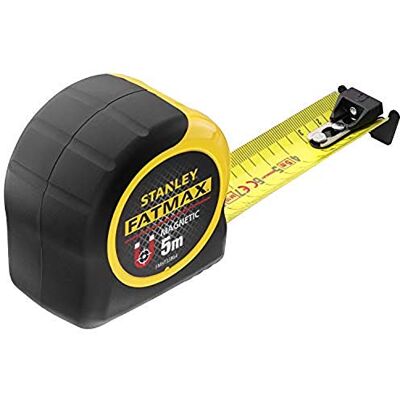 Stanley Fmht0-33864 mètre Ruban magnétique 5m Gamme FATMAX Ruban Large Revêtement Blade Armor Thermoplastique et mylar Anti Abrasion et Anticorrosion Position Zéro Réel Boiter Bi matière - Publicité Stanley Fmht0-33864 mètre Ruban magnétique 5m Gamme FATMAX Ruban Large Revêtement Blade Armor Thermoplastique et mylar Anti Abrasion et Anticorrosion Position Zéro Réel Boiter Bi matière - Publicité
