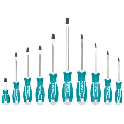 TOOLTEK - Ensemble de Tournevis 10 pcs Plat et Phillips Outils Professionnels - Publicité TOOLTEK - Ensemble de Tournevis 10 pcs Plat et Phillips Outils Professionnels - Publicité