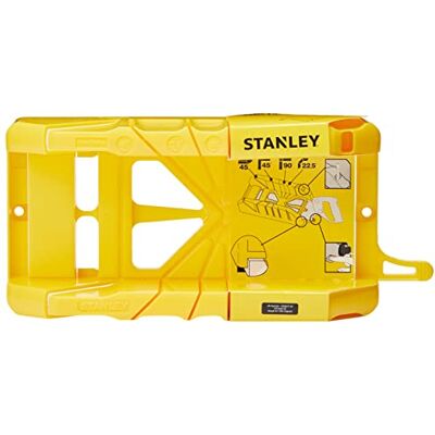 Stanley 1 19 212 Boîte à coupe pour scie à onglet - Publicité Stanley 1 19 212 Boîte à coupe pour scie à onglet - Publicité