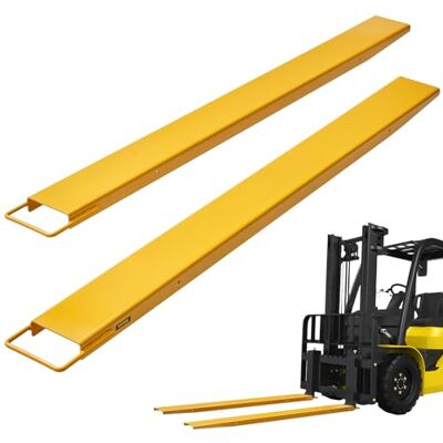 VEVOR Rallonges de Fourches à Palette 1820x115 mm Extensions de Fourche pour Chariot Élévateur Industriel 1 Paire Acier au Carbone Robuste pour Déplacer et Transporter Charges Volumineux Lourds, Jaune - Publicité VEVOR Rallonges de Fourches à Palette 1820x115 mm Extensions de Fourche pour Chariot Élévateur Industriel 1 Paire Acier au Carbone Robuste pour Déplacer et Transporter Charges Volumineux Lourds, Jaune - Publicité