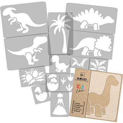 Nakleo - SZA-DZI-207 - PVC 0.5mm - 14 feuilles - Ensemble de pochoirs - Publicité Nakleo - SZA-DZI-207 - PVC 0.5mm - 14 feuilles - Ensemble de pochoirs - Publicité