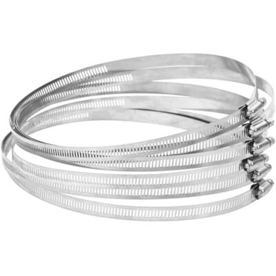 vidaXL Colliers de serrage 6 pièces 91-165 mm Acier inoxydable 304 - Publicité vidaXL Colliers de serrage 6 pièces 91-165 mm Acier inoxydable 304 - Publicité