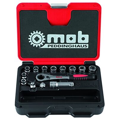Coffret MOB 14 pièces - Clé à cliquet rapide - Rallonges & adaptateurs - Publicité Coffret MOB 14 pièces - Clé à cliquet rapide - Rallonges & adaptateurs - Publicité