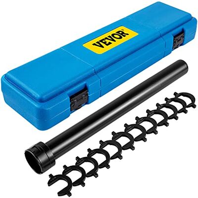 VEVOR Kit d'Outils de Biellette de Direction Intérieure 13PCs, Outils de Retrait de Biellette, 12 Adaptateurs de Patte d'oie, Tube d'Entraînement 12,7 mm, en Acier Robuste, pour Entretien Automobile - Publicité VEVOR Kit d'Outils de Biellette de Direction Intérieure 13PCs, Outils de Retrait de Biellette, 12 Adaptateurs de Patte d'oie, Tube d'Entraînement 12,7 mm, en Acier Robuste, pour Entretien Automobile - Publicité