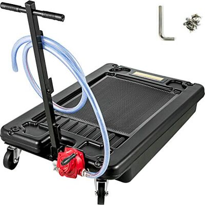 VEVOR Bac de Vidange 64 L Bac de Récupération d'Huile Chariot à roulettes Bidon Récupérateur Huile Tuyau 2,4 m Récupérateur Huile Vidange avec Poignée Longue Bidon à Vidange Huile pour Voiture Auto - Publicité VEVOR Bac de Vidange 64 L Bac de Récupération d'Huile Chariot à roulettes Bidon Récupérateur Huile Tuyau 2,4 m Récupérateur Huile Vidange avec Poignée Longue Bidon à Vidange Huile pour Voiture Auto - Publicité