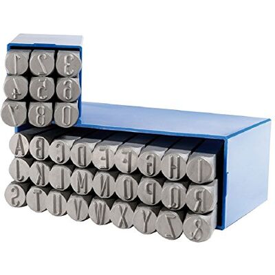 GRAVUREM 01710000 - 10 mm hauteur - A-Z et 0-9 - Jeu de tampons - Publicité GRAVUREM 01710000 - 10 mm hauteur - A-Z et 0-9 - Jeu de tampons - Publicité