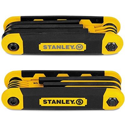 Stanley STHT71839 Lot de 2 clés hexagonales pliantes métriques et SAE - Publicité Stanley STHT71839 Lot de 2 clés hexagonales pliantes métriques et SAE - Publicité