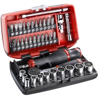Facom - R2NANO.PG - Jeu d inserts 1/4in - 38 pièces - Tool set - Publicité Facom - R2NANO.PG - Jeu d inserts 1/4in - 38 pièces - Tool set - Publicité