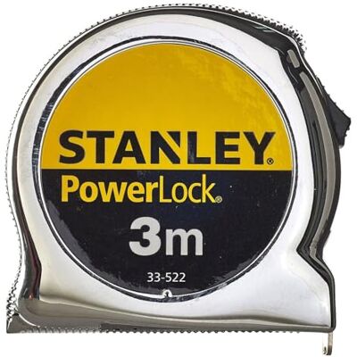 Stanley Mètre Micro Powerlock 3m x 19mm 1-33-522 - Publicité Stanley Mètre Micro Powerlock 3m x 19mm 1-33-522 - Publicité