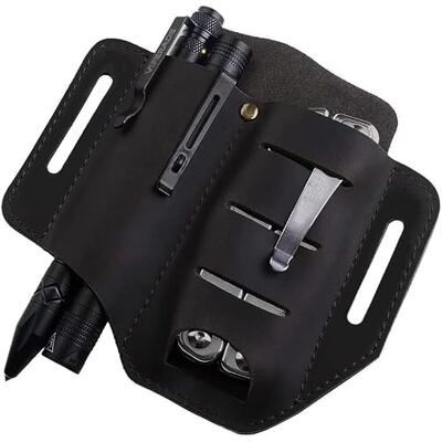 VIPERADE Fourreau en Cuir pour Outil EDC, Poche Ceinture, pour Ranger Lampes De Poche, Couteaux Utilitaires Leatherman, Pinces, Stylos Et Plus Encore - Publicité VIPERADE Fourreau en Cuir pour Outil EDC, Poche Ceinture, pour Ranger Lampes De Poche, Couteaux Utilitaires Leatherman, Pinces, Stylos Et Plus Encore - Publicité