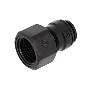 John Guest Raccord droit métrique femelle 3/8" 8 mm Tuyau pour systèmes de filtration d'eau et osmose inverse (1 pièce) - Publicité John Guest Raccord droit métrique femelle 3/8" 8 mm Tuyau pour systèmes de filtration d'eau et osmose inverse (1 pièce) - Publicité