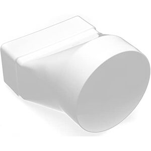 H&C VENT Raccord de ventilation droit 100 mm de diamètre sur 55 x 110 mm Raccord de tuyau en PVC Tube rond sur élément carré plat blanc - Publicité H&C VENT Raccord de ventilation droit 100 mm de diamètre sur 55 x 110 mm Raccord de tuyau en PVC Tube rond sur élément carré plat blanc - Publicité