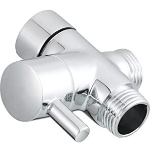 CIENCIA Valve 3 Voies en Laiton Massif G1/2" Douchette Composants de Douche Raccord Universels, Chrome, DSF007 - Publicité CIENCIA Valve 3 Voies en Laiton Massif G1/2" Douchette Composants de Douche Raccord Universels, Chrome, DSF007 - Publicité